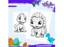 DINOZAURY - Kolorowanki