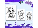 DINOZAURY - Kolorowanki
