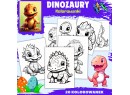 DINOZAURY - Kolorowanki
