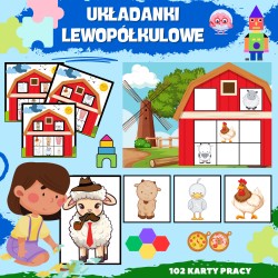 UKŁADANKI - lewopółkulowe
