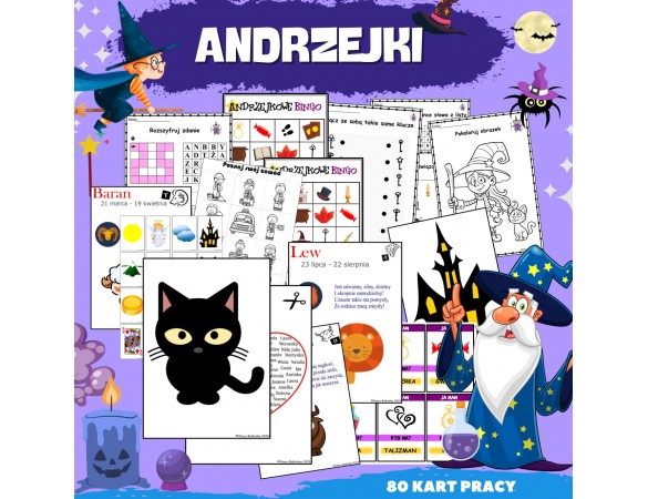 Andrzejki - Karty Pracy