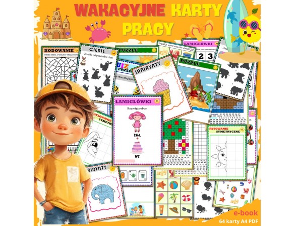 Wakacyjne KARTY PRACY