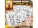JESIENNE MYSZKI - Kolorowanki