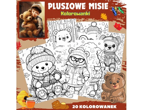 PLUSZOWE MISIE - Kolorowanki