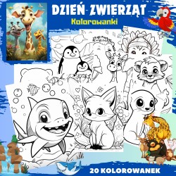 DZIEŃ ZWIERZĄT - Kolorowanki