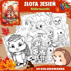 ZŁOTA JESIEŃ - Kolorowanki